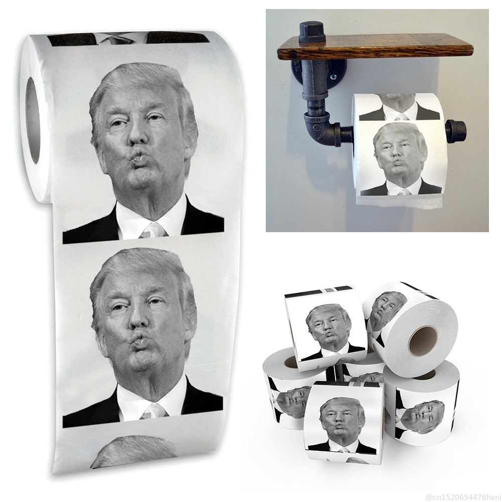 Toilet Paper | 1 Roll 80 sheets 2 layers Pout Smile Toilet Paper | Bathroom Prank, Joke Tissue Paper | Toilet Tissue - GadgetSourceUSA