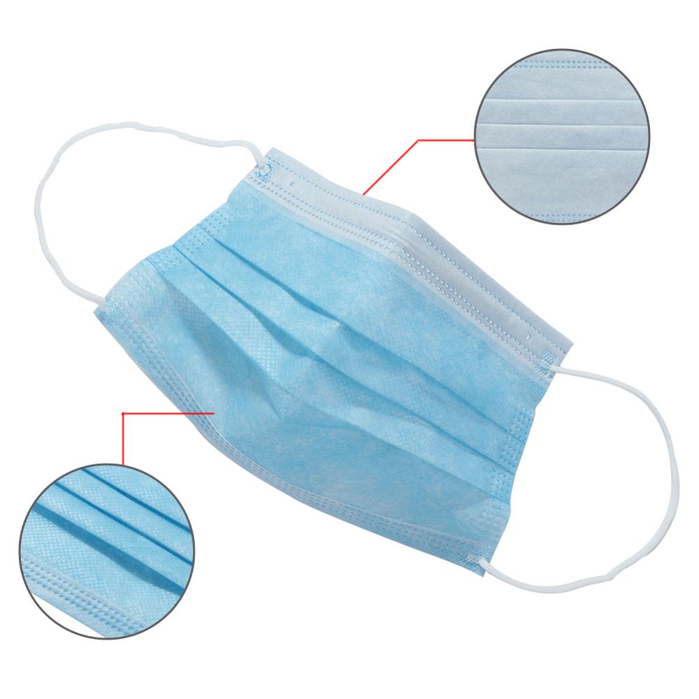 Protection Masks | 10 or 30 Pc.| Anti Pollution 3 Layer Disposable Mask | Elastic Ear Loop  Dust Filter Safety Masks - GadgetSourceUSA