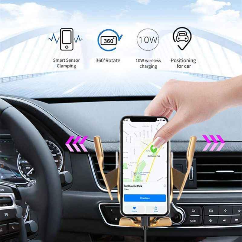 Smart Automatic Car Wireless Charger - GadgetSourceUSA