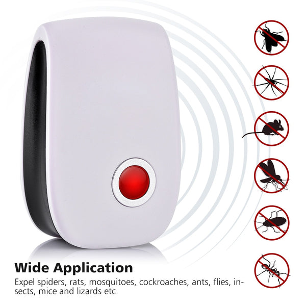 Ultrasonic Pest Repellent | 2 Pack |  Electronic Repellent |  Mosquito/Insect Pest Control - GadgetSourceUSA