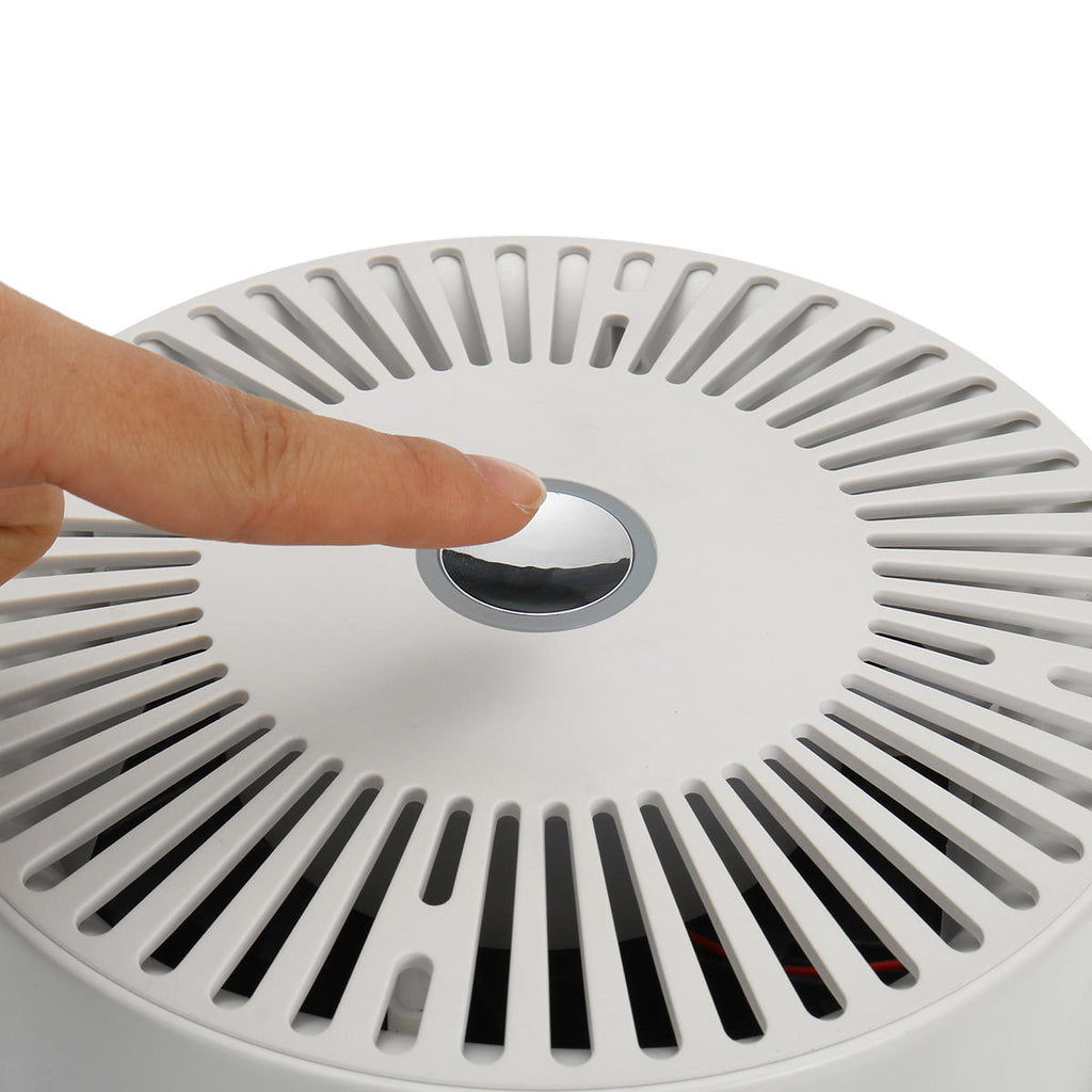 Negative Ion Air Purifier HEPA Filter Desktop Air Cleaner For Home Office Car - US Plug - GadgetSourceUSA