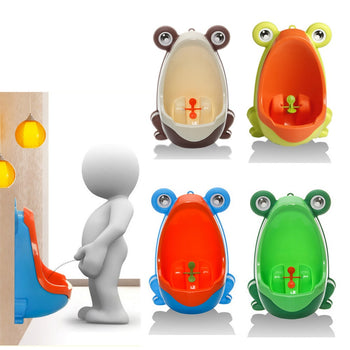 Potty Trainer | Froggy Potty for Boys | Urinal Toilet Training for Boys | Bathroom Pee Trainer - GadgetSourceUSA