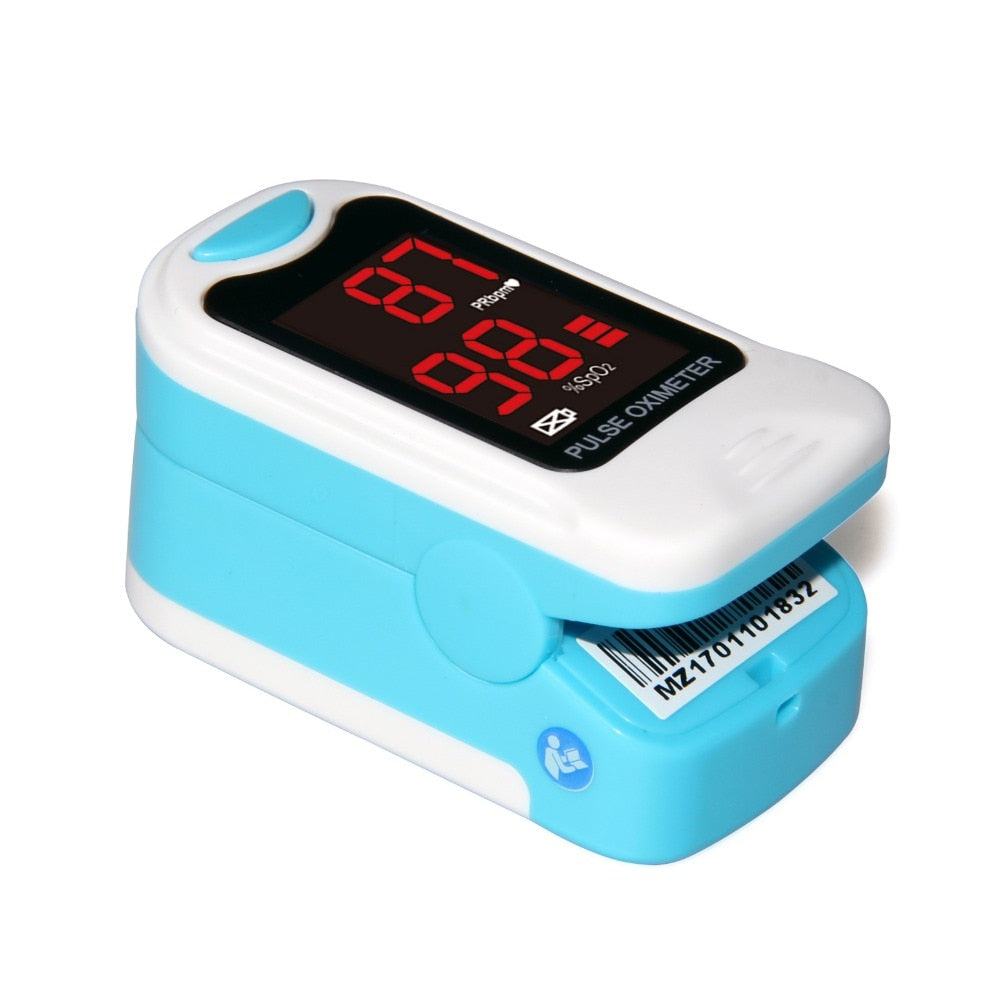 LED Fingertip Pulse Oximeter,Blood Oxygen SPO2 Monitor,Care Life,Pouch Case,Layard Free shipping Newest CMS50M|Blood Pressure - GadgetSourceUSA