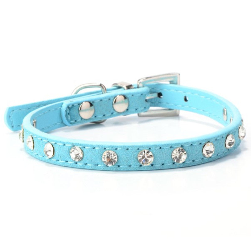 Pet Collar | Dog/Cat Collar | Rhinestone Collar | Leather Collars - GadgetSourceUSA
