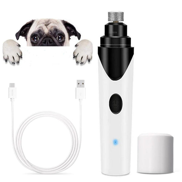 Premium Rechargeable Pet Nail Grinder Dog Nail Clippers Painless USB Electric Cat Paws Nail Cutter Grooming Trimmer File - GadgetSourceUSA