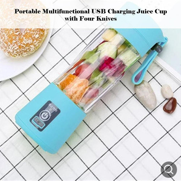 USB Rechargeable Portable Easy Blender Mini Juicer Multi Function USB Charging Juice Cup Fruit Electric Juice Mixing Cup|Manual Juicers - GadgetSourceUSA
