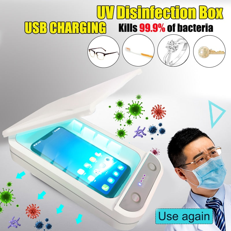 UV PHONE SANITIZER | UV Light Cell Phone Sanitizer | UV sterilization - GadgetSourceUSA