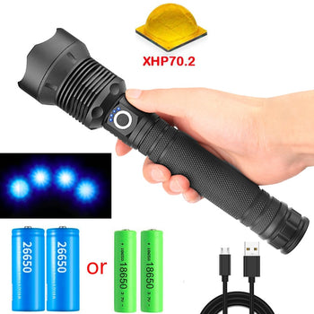 Waterproof Rechargeable Flashlight - GadgetSourceUSA