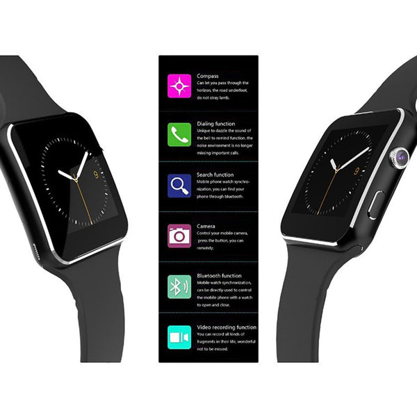 Smart Watch | X6 Smartwatch | X6 Bluetooth Smart Watch for Android - GadgetSourceUSA