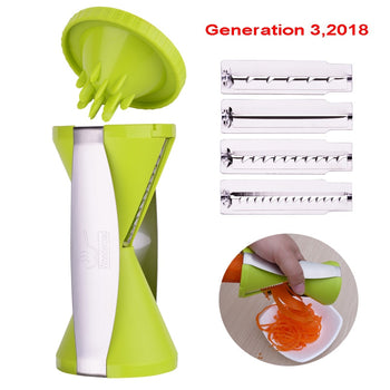 Vegetable Spiralizer | Handheld Vegetable Spiralizer Slicer | - GadgetSourceUSA