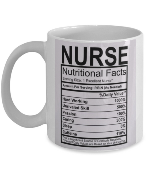 Nurse Nutritional Facts - GadgetSourceUSA