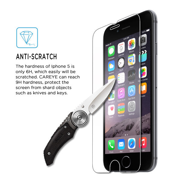 SabreScreen iPhone 6 Tempered Glass Screen Protector - GadgetSourceUSA