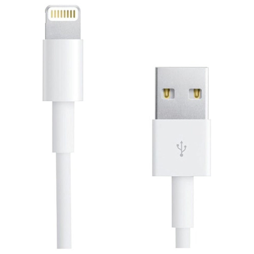 RCA AH750Z Charge and Sync USB Cable with Lightning Connector, 3ft (White) - GadgetSourceUSA