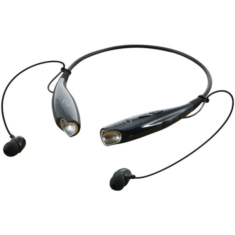 iLive iAEB25B Bluetooth Neckband and Earbuds (Black) - GadgetSourceUSA