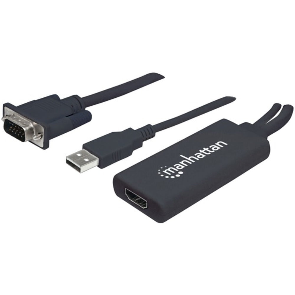 Manhattan 152426 VGA and USB to HDMI Converter - GadgetSourceUSA