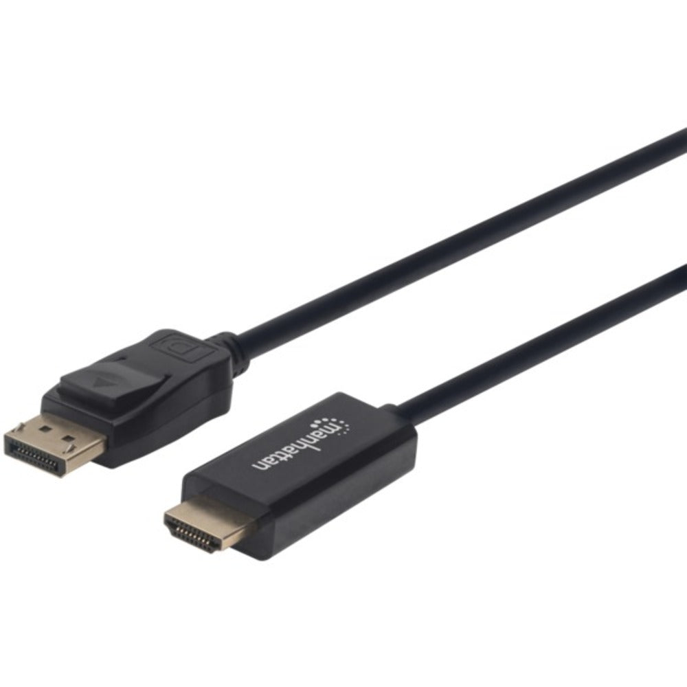 Manhattan 152662 1080p DisplayPort to HDMI Cable (3-Foot) - GadgetSourceUSA