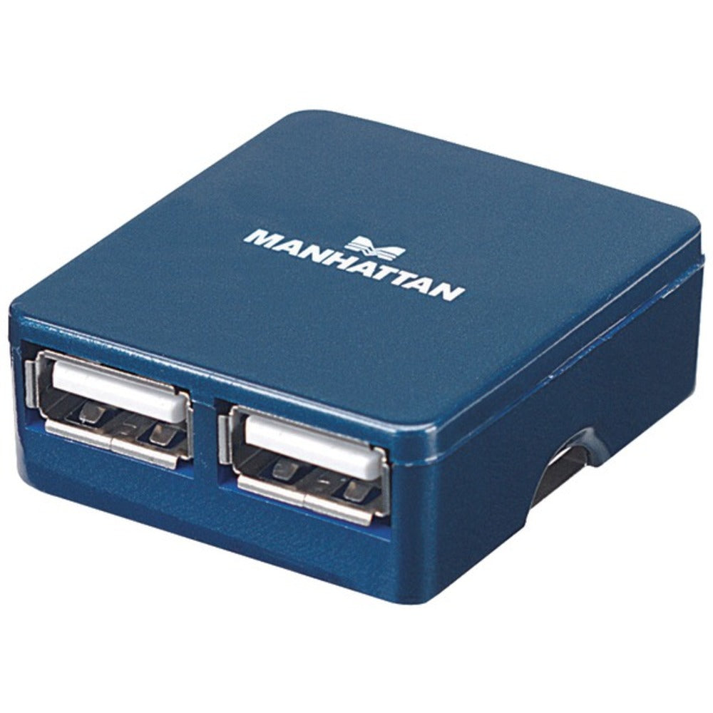 Manhattan 160605 4-Port High-Speed USB Micro Hub - GadgetSourceUSA