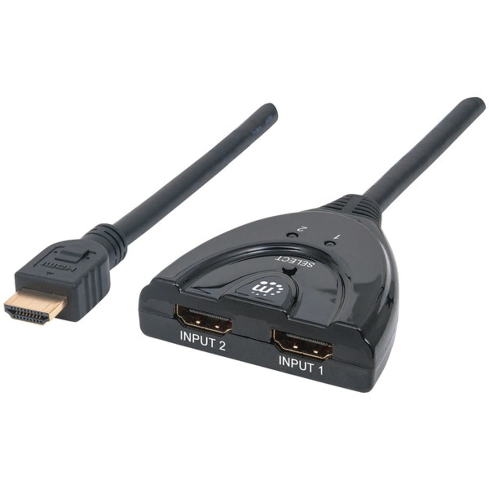 Manhattan 207416 2-Port HDMI Switch - GadgetSourceUSA