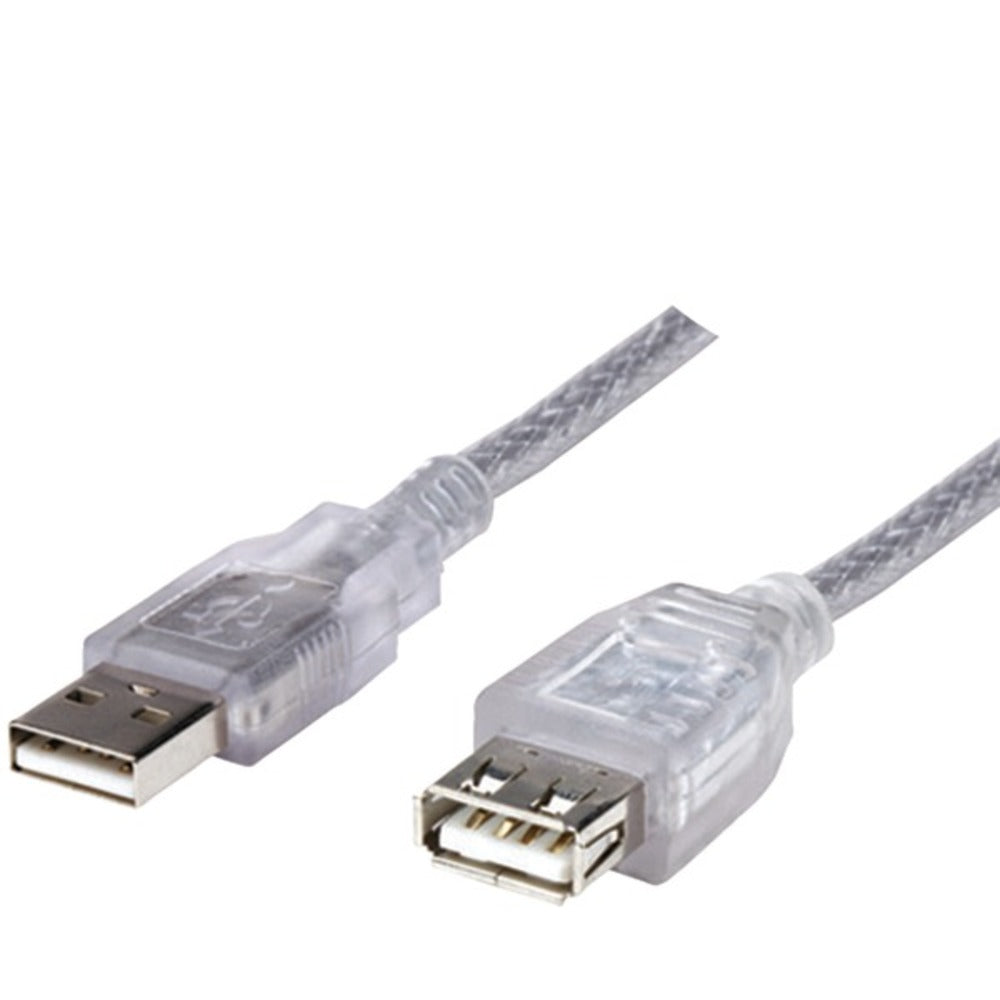 Manhattan 336314 A-Male to A-Female USB 2.0 Extension Cable (6ft) - GadgetSourceUSA