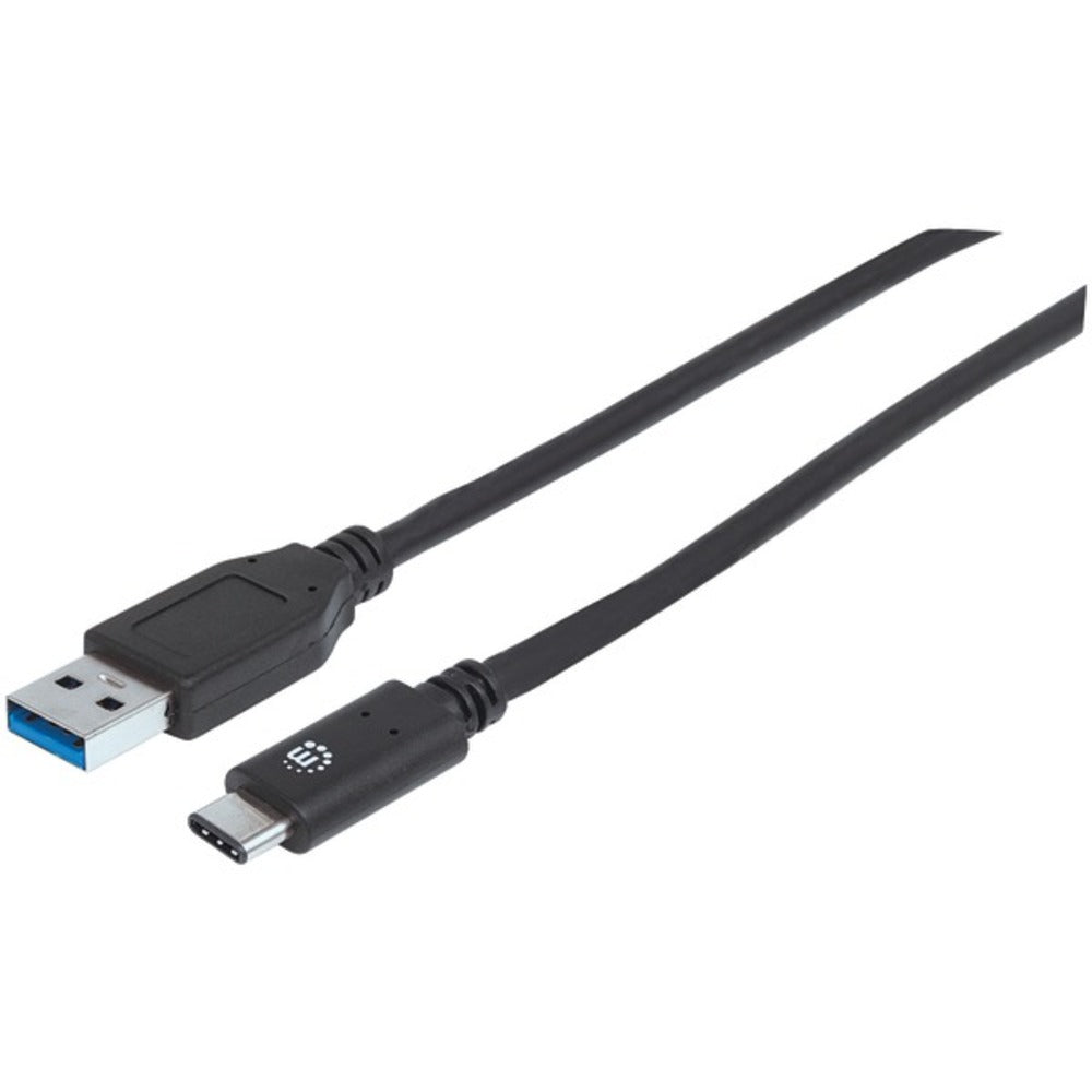 Manhattan 353373 USB-C Male 3.0 to USB-A Male 2.0 Cable, 3ft - GadgetSourceUSA