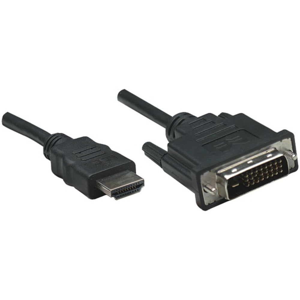 Manhattan 372503 HDMI to DVI-D Cable, 6ft - GadgetSourceUSA