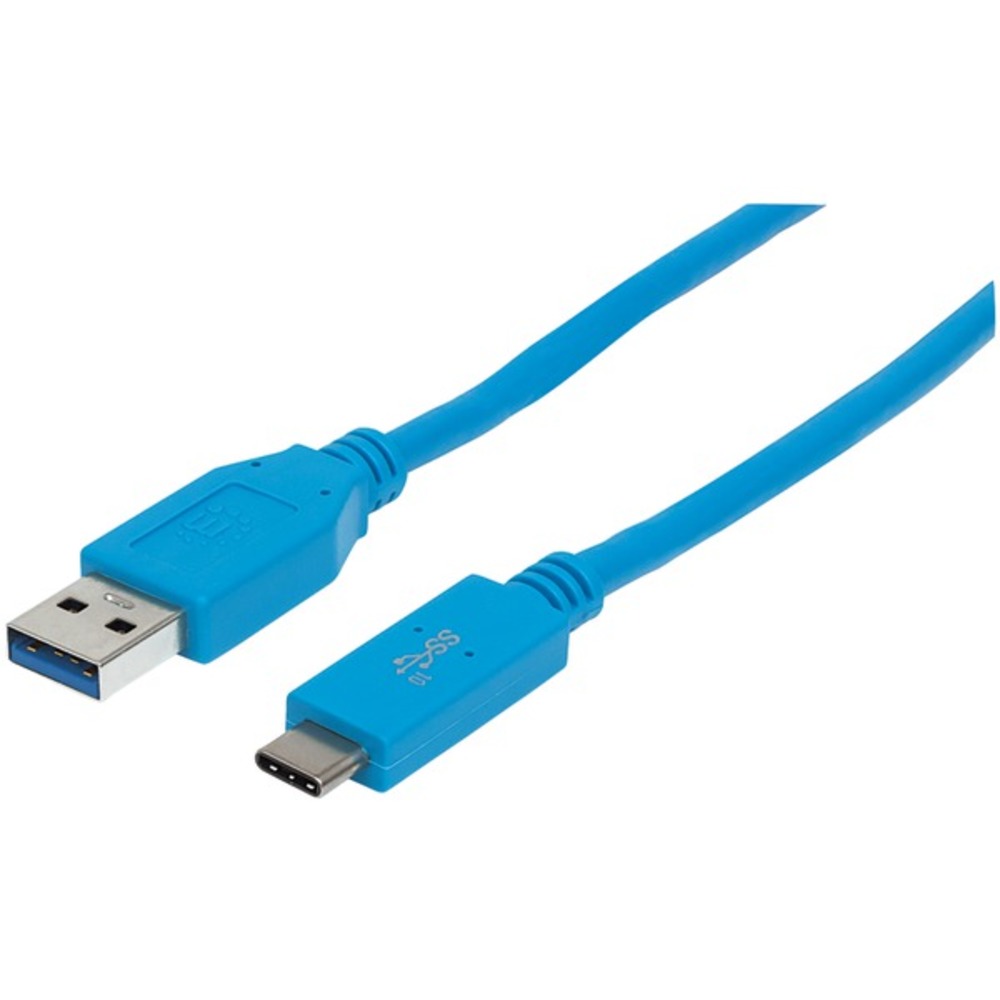 Manhattan 394468 USB-C 3.1 to USB-IF Certified Cable - GadgetSourceUSA