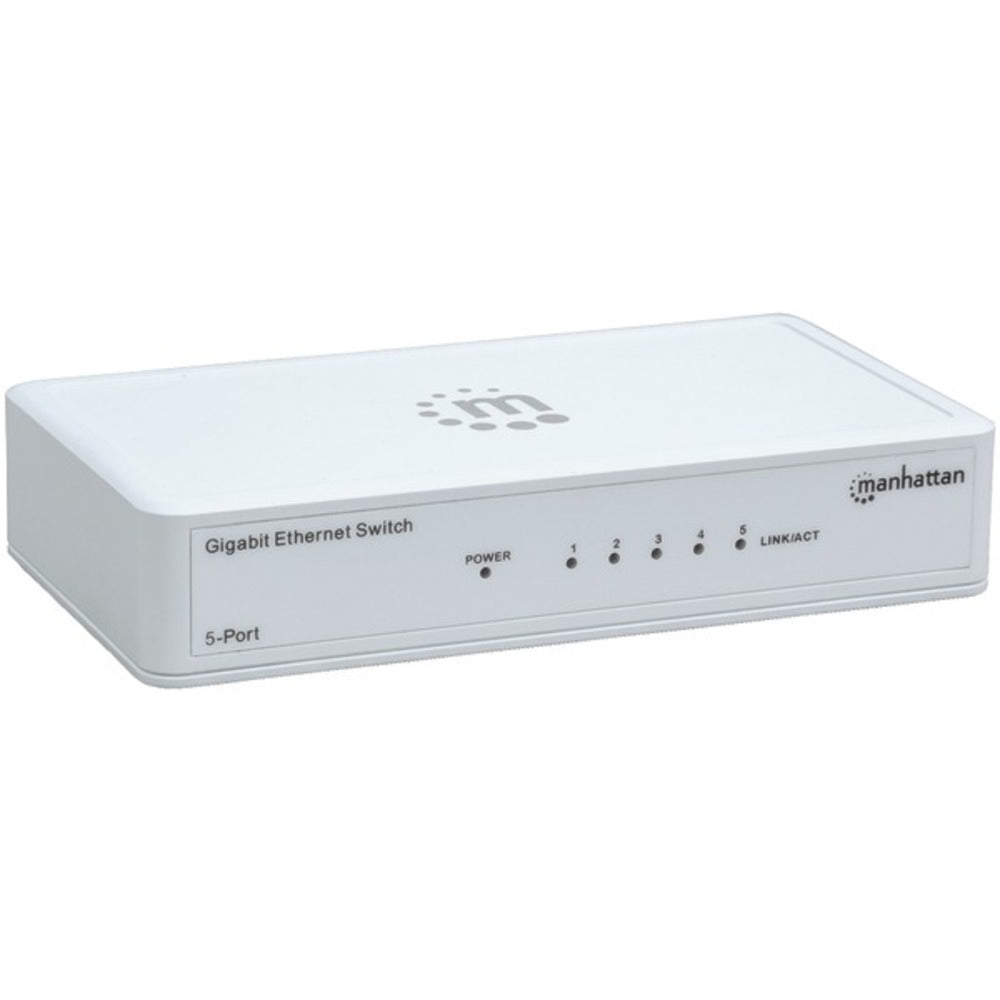 Manhattan 560696 Gigabit Ethernet Switch (5 Port) - GadgetSourceUSA