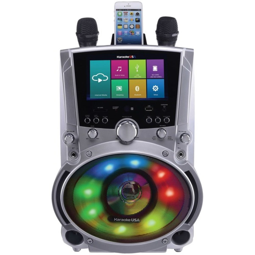 Karaoke USA WK760 All-in-One Multimedia Wi-Fi Karaoke System - GadgetSourceUSA