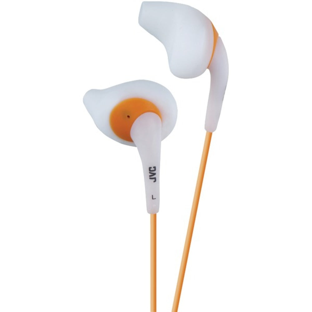 JVC HAEN10-W-K Gumy Sport Earbuds (White) - GadgetSourceUSA