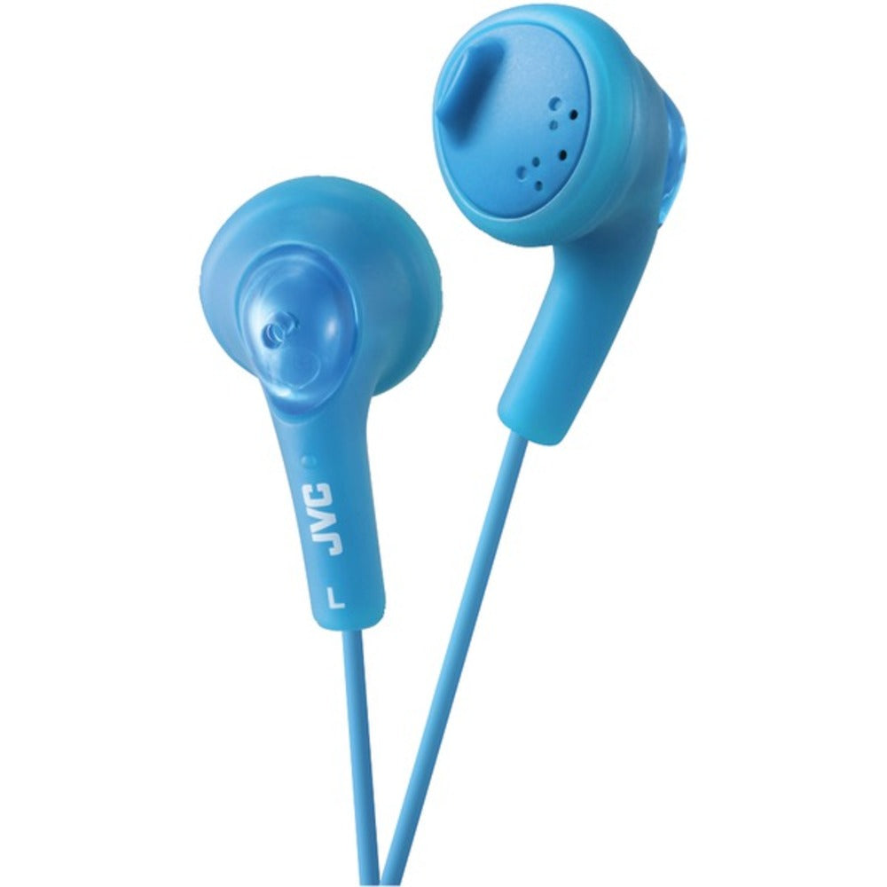 JVC HAF160A Gumy Earbuds (Blue) - GadgetSourceUSA