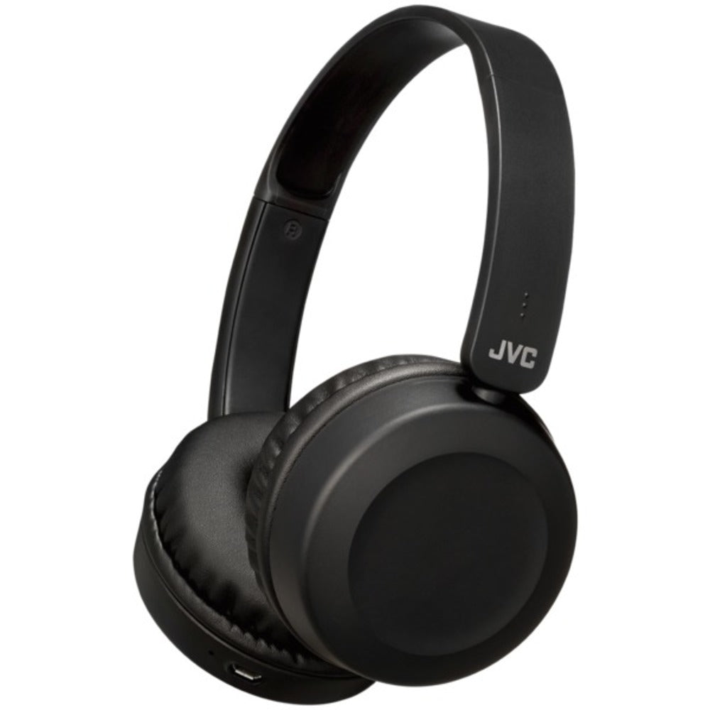 JVC HAS31BTB Foldable Bluetooth On-Ear Headphones (Carbon Black) - GadgetSourceUSA