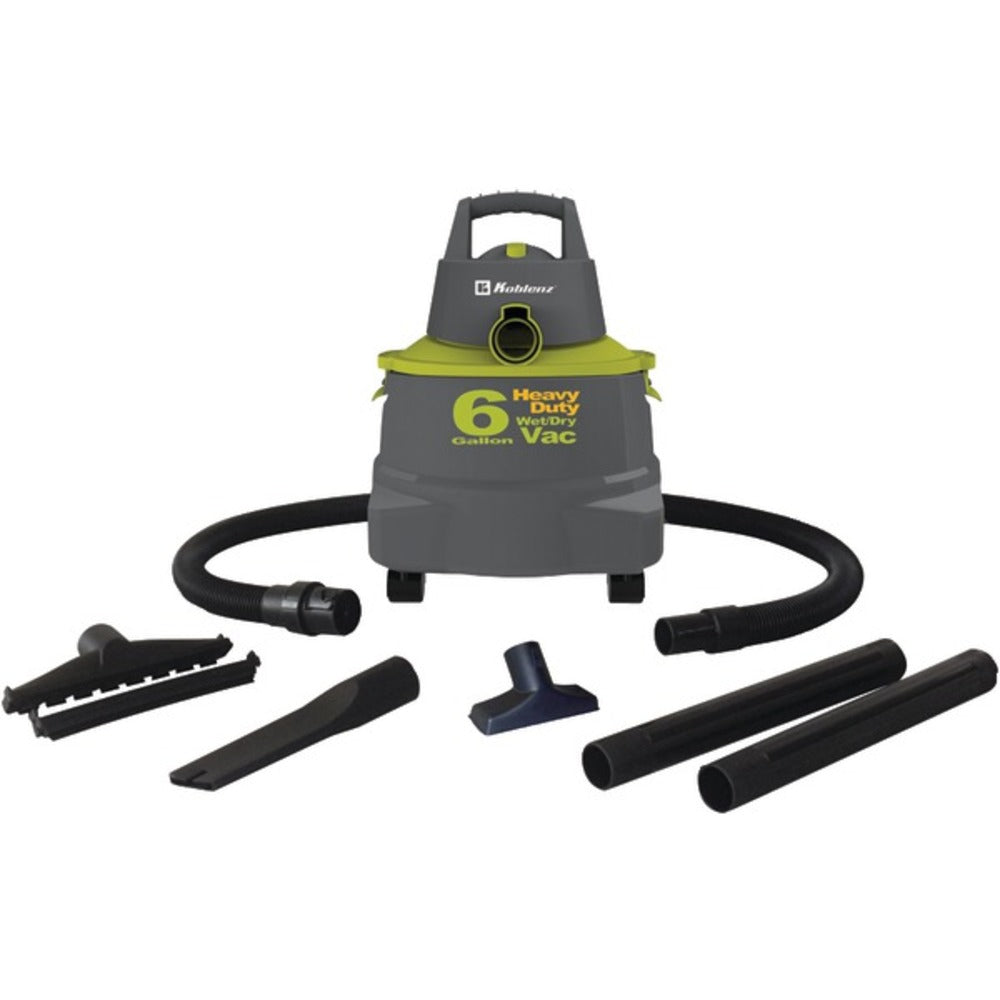 Koblenz WD-6K Wet/Dry Vacuum Cleaner with 6-Gallon Tank - GadgetSourceUSA