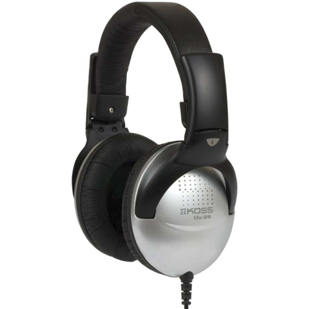 KOSS 183773 UR29 Full-Size Collapsible Over-Ear Headphones - GadgetSourceUSA
