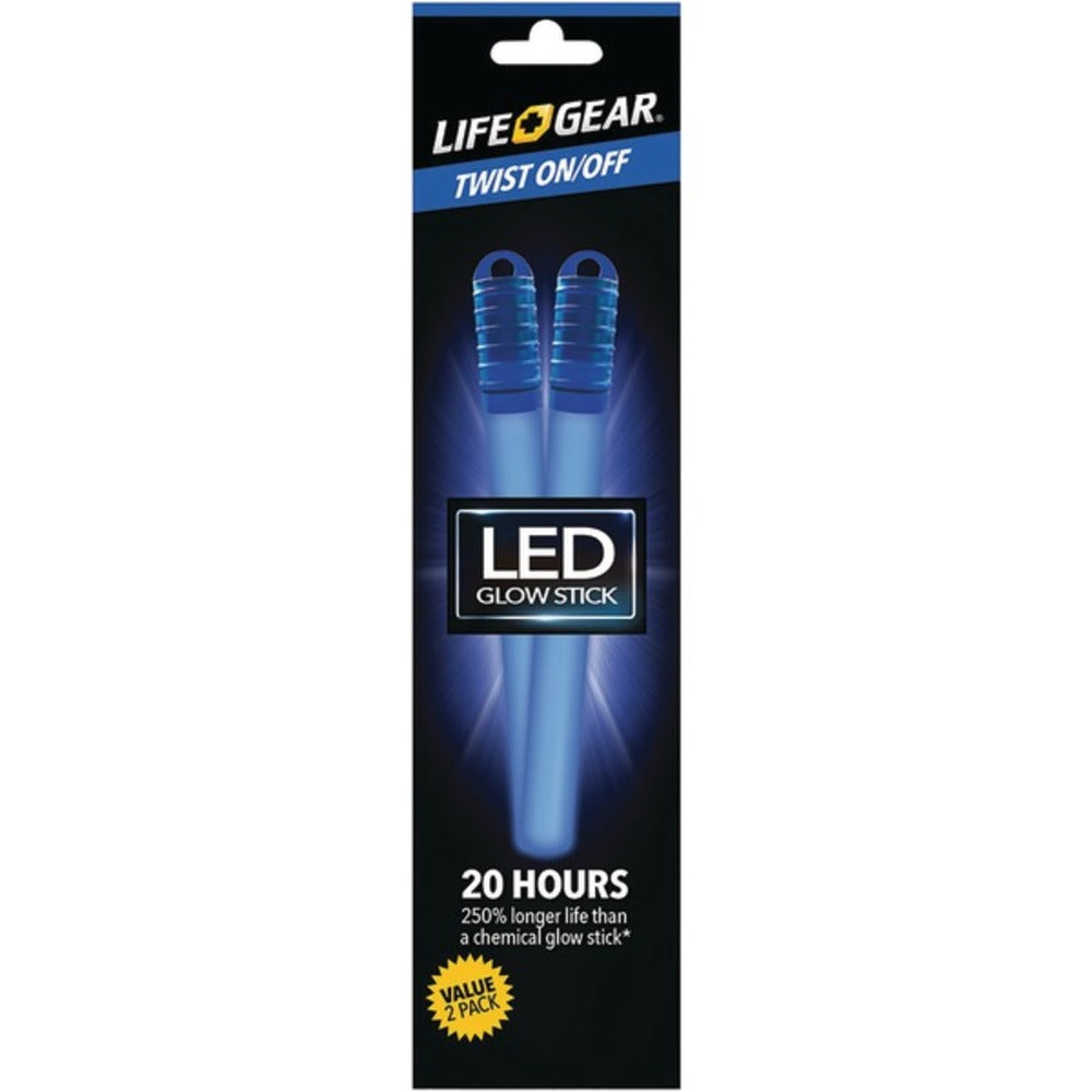 Life+Gear LG11-60222-SA3 Reusable LED Glow Stick, 2 pk - GadgetSourceUSA