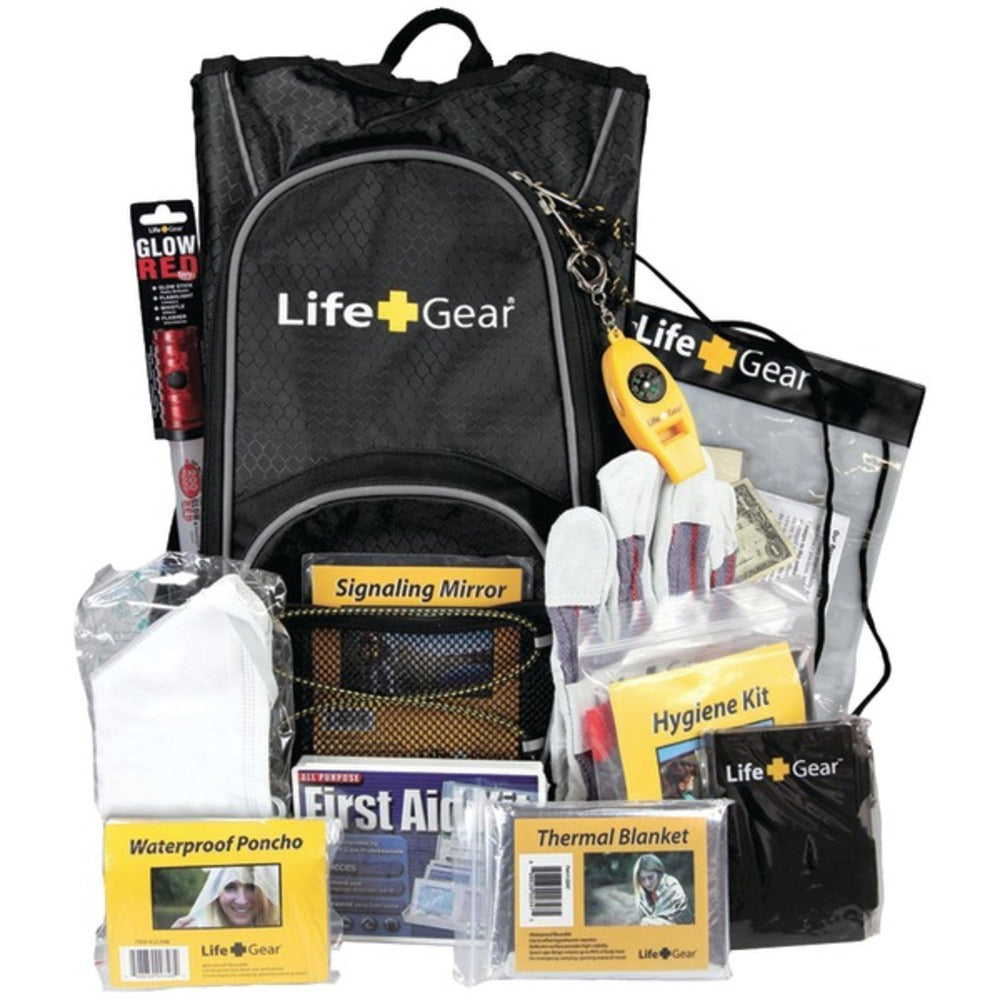 Life+Gear LG492 Day Pack Emergency Survival Backpack Kit - GadgetSourceUSA