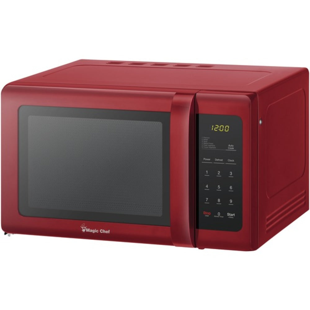 Magic Chef MCD993R .9 Cubic-ft Countertop Microwave (Red) - GadgetSourceUSA