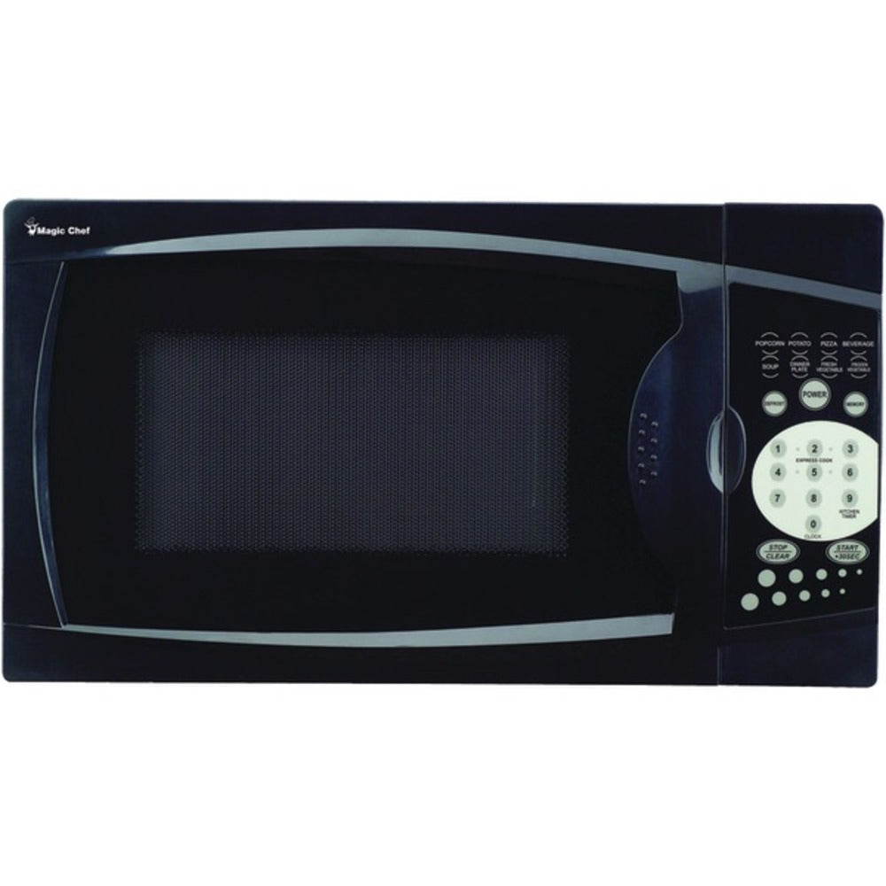 Magic Chef MCM770B .7 Cubic-ft, 700-Watt Microwave with Digital Touch (Black) - GadgetSourceUSA