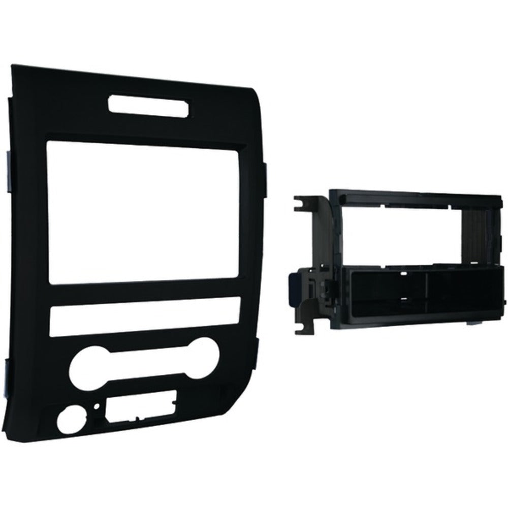 Metra 99-5820B Single- or Double-DIN Installation Kit for 2009 through 2014 Ford F-150 - GadgetSourceUSA