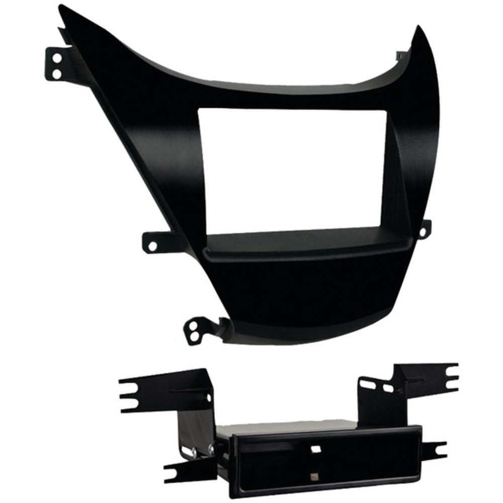 Metra 99-7346B Double-DIN/ISO-DIN with Pocket Installation Kit for 2011 through 2013 Hyundai Elantra - GadgetSourceUSA