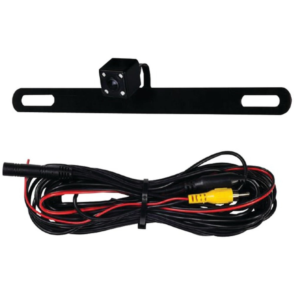 iBEAM Vehicle Safety Systems TE-BPCIR Behind License Plate Camera with IR LEDs - GadgetSourceUSA