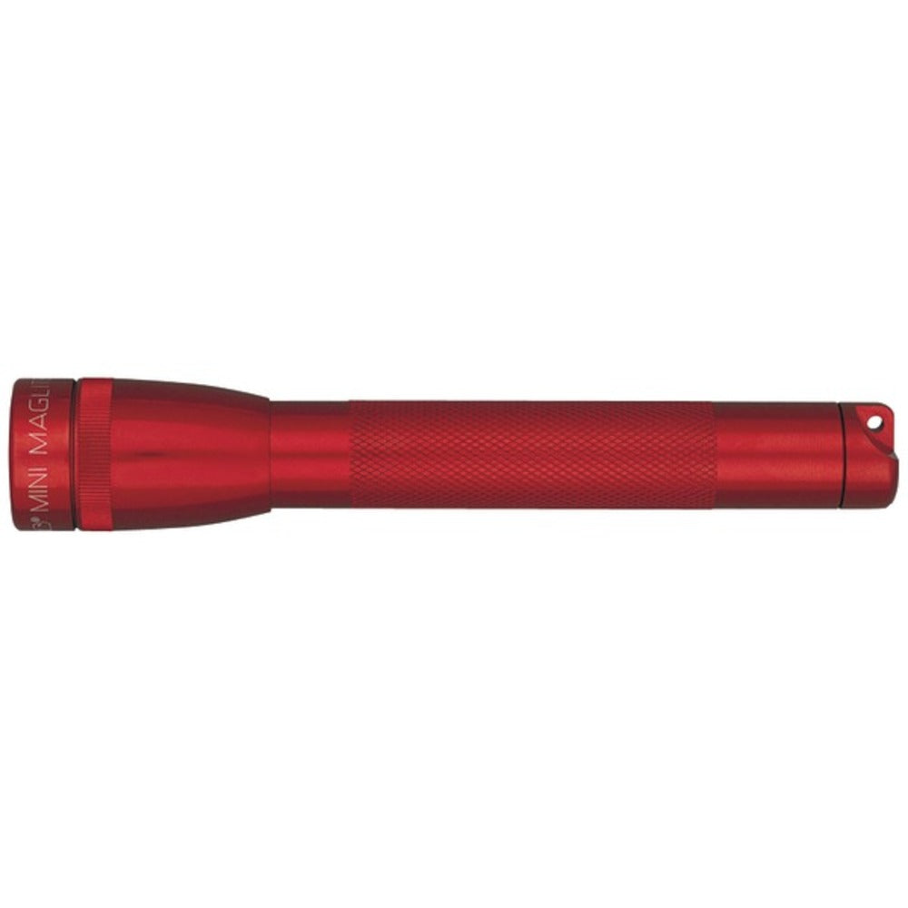MAGLITE SM2A03H 14-Lumen Mini MAGLITE Flashlight with Holster (Red) - GadgetSourceUSA