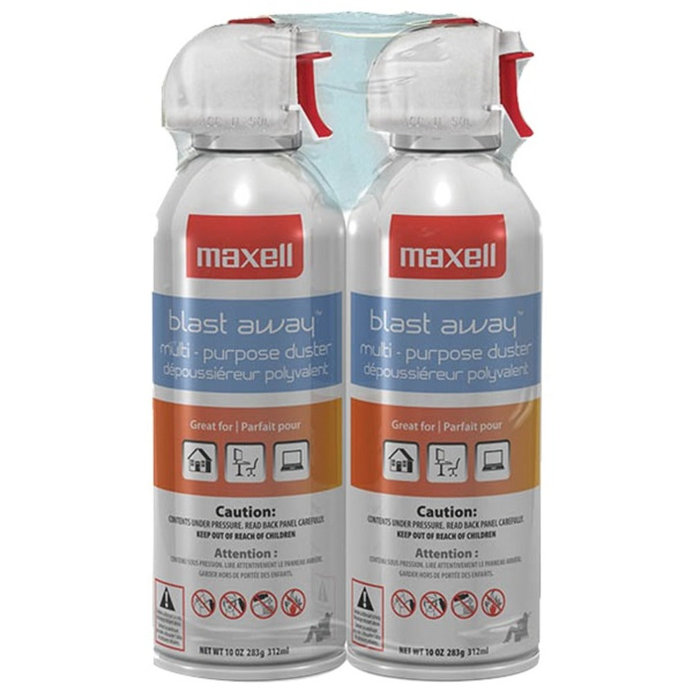 Maxell 190026 - CA4 Blast Away Canned Air (2 pk) - GadgetSourceUSA