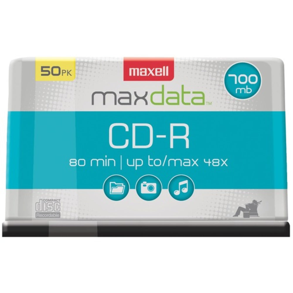 Maxell 623251/648250 700MB 80-Minute CD-Rs (50-ct Spindle) - GadgetSourceUSA