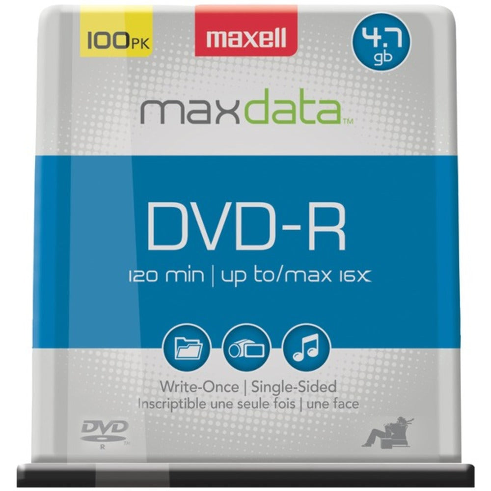 Maxell 638014 4.7GB 120-Minute DVD-Rs (100-ct) - GadgetSourceUSA