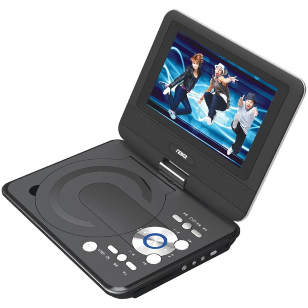 Naxa NPD952 9" TFT LCD Swivel-Screen Portable DVD Player - GadgetSourceUSA