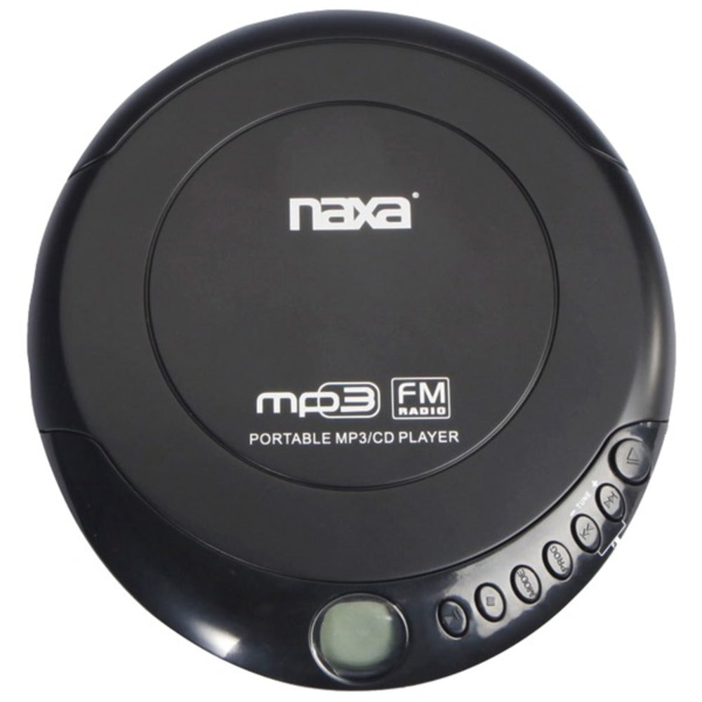 Naxa NPC-320 Slim Personal Anti-Shock CD Player/FM Radio - GadgetSourceUSA