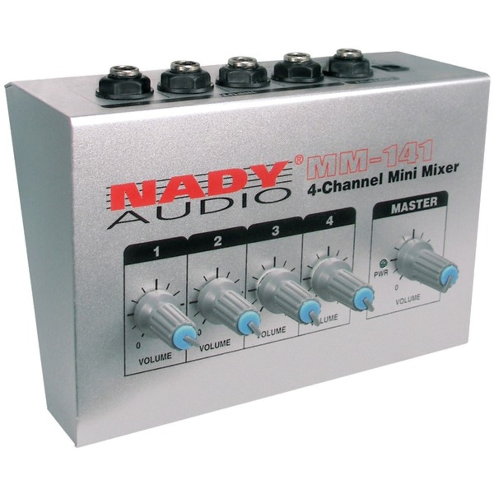 Nady MM-141 4-Channel Mini Audio Mixer - GadgetSourceUSA