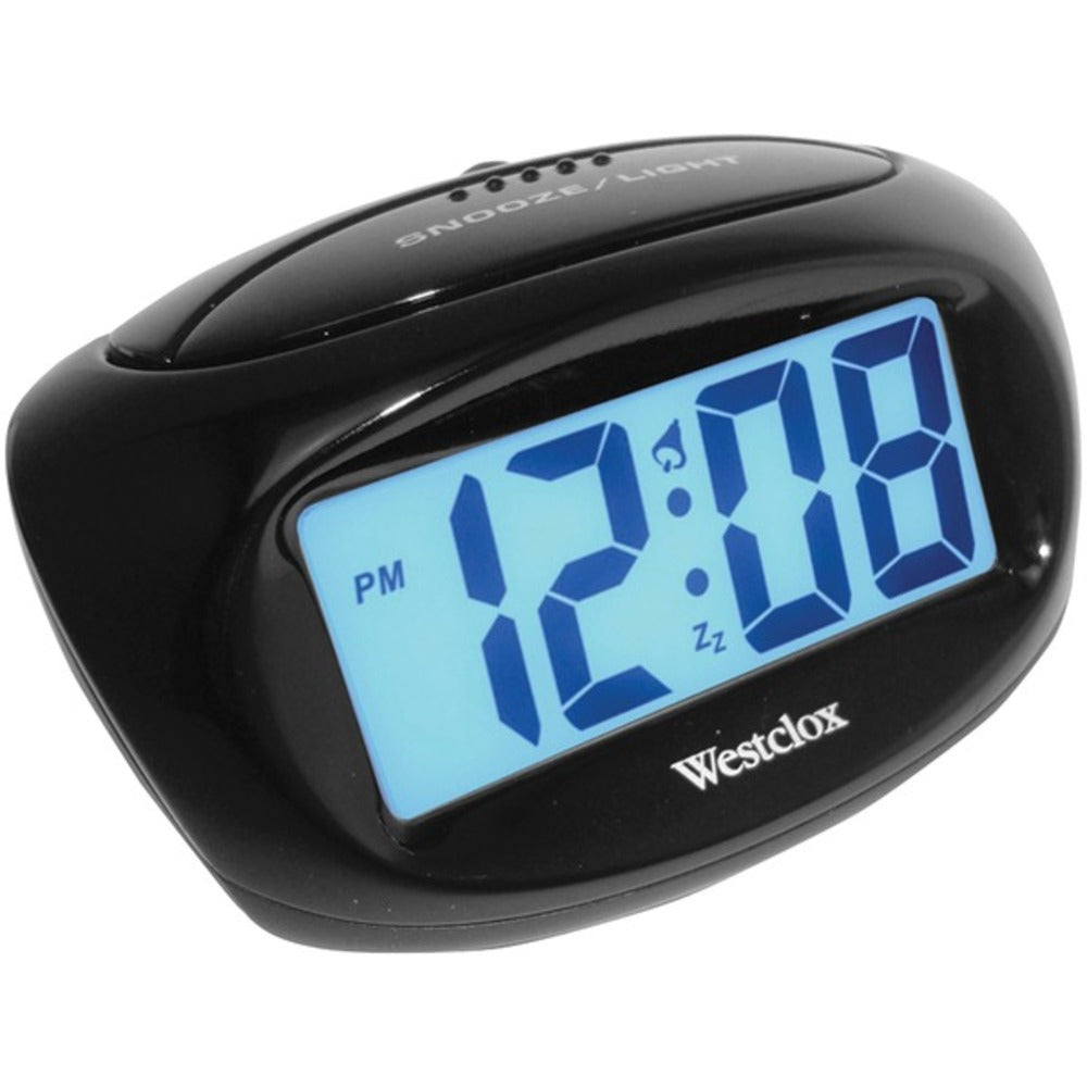 Westclox 70043X Large Easy-to-Read LCD Battery Alarm Clock - GadgetSourceUSA