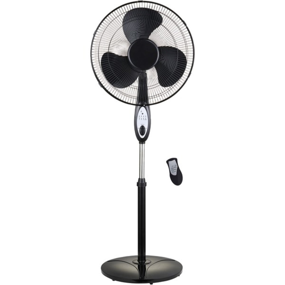 Optimus F-1872BK 18" Oscillating Stand Fan with Remote - GadgetSourceUSA