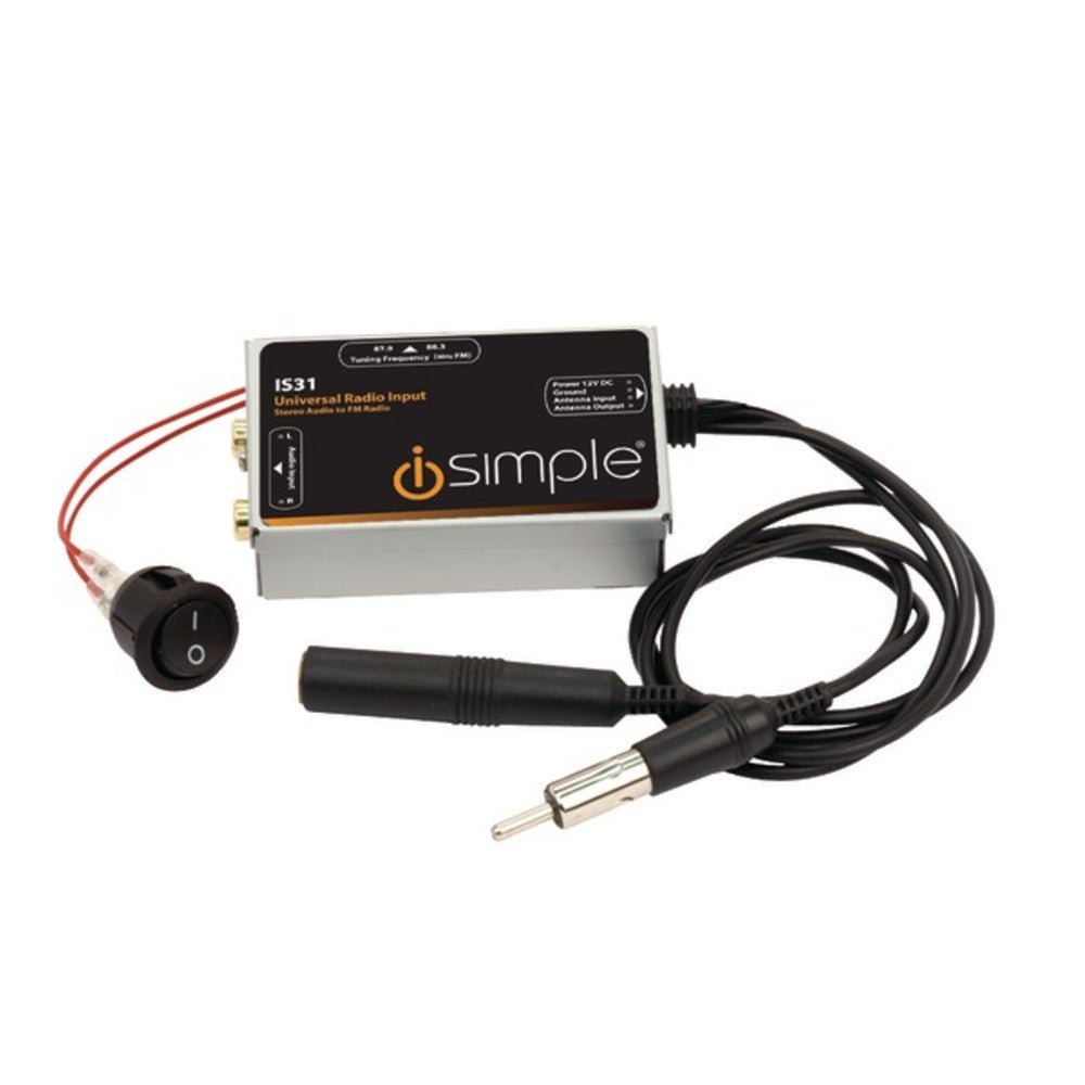 iSimple IS31 Universal Auxiliary Audio Input for all FM Radios - GadgetSourceUSA